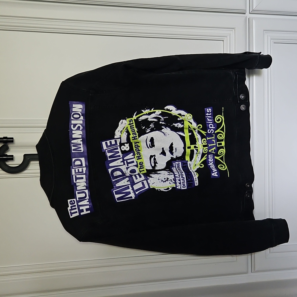 Disney parks Haunted mansion Madame Leota demin jacket
